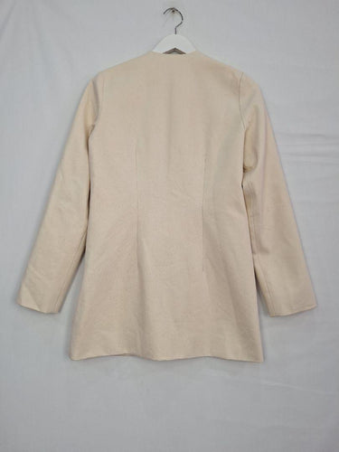 MATIN Classic Collarless Cotton Canvas Blazer Size 6 by SwapUp-Online Second Hand Store-Online Thrift Store