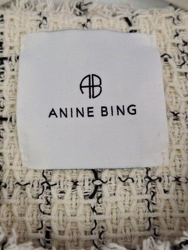 Anine Bing Ivory Tweed Raw Edge Classic Blazer Size S by SwapUp-Online Second Hand Store-Online Thrift Store