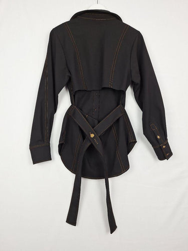 Sir Andre Open Back Feature Stitch Shirt Size S by SwapUp-Online Second Hand Store-Online Thrift Store