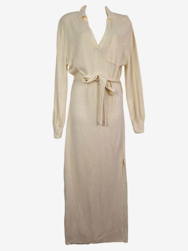 Bec & Bridge Ivory Liam Knit Polo Maxi Dress Size 6 by SwapUp-Online Second Hand Store-Online Thrift Store