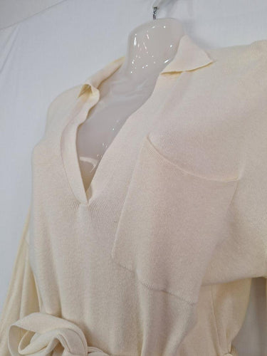 Bec & Bridge Ivory Liam Knit Polo Maxi Dress Size 6 by SwapUp-Online Second Hand Store-Online Thrift Store