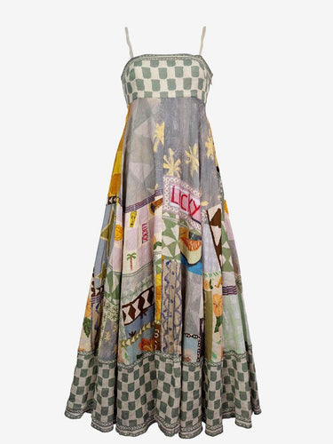 Alemais emma gale Flared Sundress Maxi Dress Size 6 by SwapUp-Online Second Hand Store-Online Thrift Store