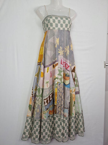 Alemais emma gale Flared Sundress Maxi Dress Size 6 by SwapUp-Online Second Hand Store-Online Thrift Store