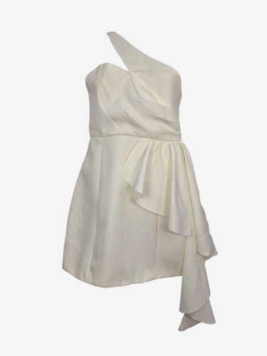 Selfie Leslie Frilled Asymmetric Party Mini Dress Size 8 by SwapUp-Online Second Hand Store-Online Thrift Store