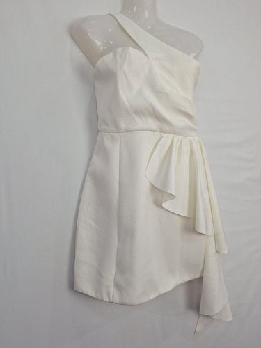 Selfie Leslie Frilled Asymmetric Party Mini Dress Size 8 by SwapUp-Online Second Hand Store-Online Thrift Store