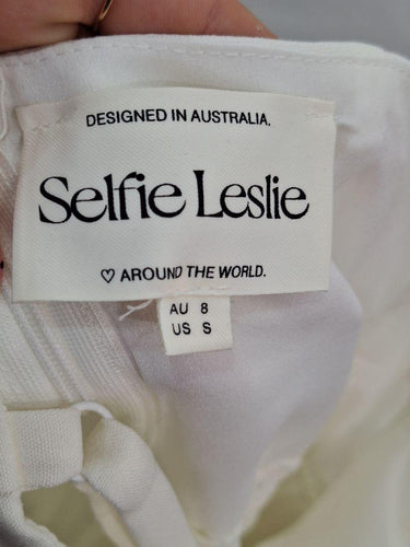 Selfie Leslie Frilled Asymmetric Party Mini Dress Size 8 by SwapUp-Online Second Hand Store-Online Thrift Store