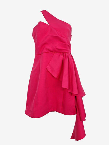 Selfie Leslie Hot Pink Asymmetric Cocktail Mini Dress Size 8 by SwapUp-Online Second Hand Store-Online Thrift Store
