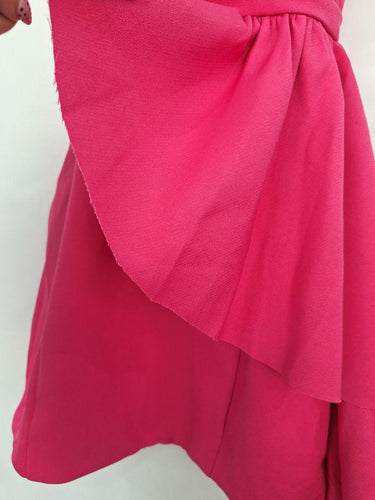 Selfie Leslie Hot Pink Asymmetric Cocktail Mini Dress Size 8 by SwapUp-Online Second Hand Store-Online Thrift Store