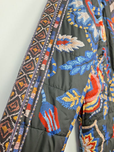 Farm Rio Funky Reversible Printed Puffer Jacket Size XS by SwapUp-Online Second Hand Store-Online Thrift Store