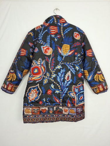 Farm Rio Funky Reversible Printed Puffer Jacket Size XS by SwapUp-Online Second Hand Store-Online Thrift Store