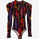 Farm Rio Funky Lightning Strike Bodysuit Size XXS by SwapUp-Online Second Hand Store-Online Thrift Store