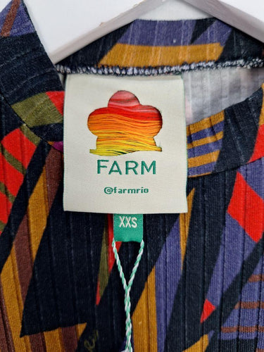 Farm Rio Funky Lightning Strike Bodysuit Size XXS by SwapUp-Online Second Hand Store-Online Thrift Store
