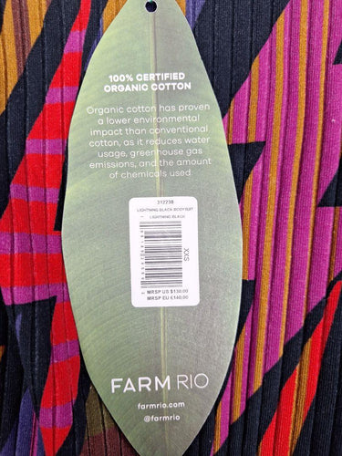 Farm Rio Funky Lightning Strike Bodysuit Size XXS by SwapUp-Online Second Hand Store-Online Thrift Store