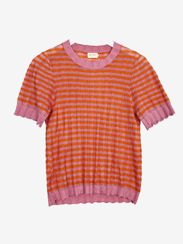 Gorman Sparkle Stripped Knit Top Size 6 by SwapUp-Online Second Hand Store-Online Thrift Store