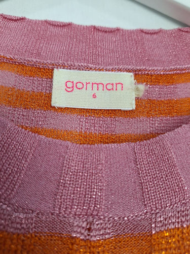 Gorman Sparkle Stripped Knit Top Size 6 by SwapUp-Online Second Hand Store-Online Thrift Store