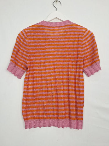 Gorman Sparkle Stripped Knit Top Size 6 by SwapUp-Online Second Hand Store-Online Thrift Store