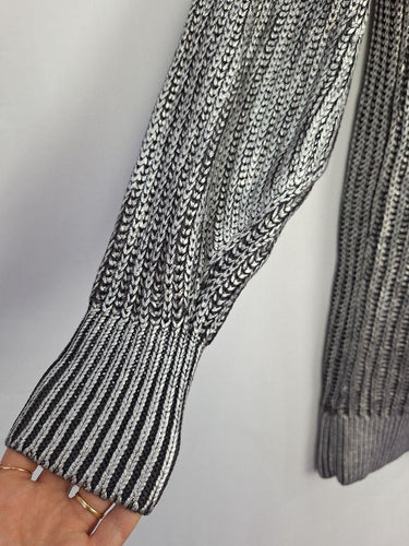 Sass & Bide Foiled Silver Knit Dress Size XS by SwapUp-Online Second Hand Store-Online Thrift Store