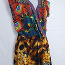 Camilla Rainbow Jungle Fitted Jumpsuit Size XS by SwapUp-Online Second Hand Store-Online Thrift Store