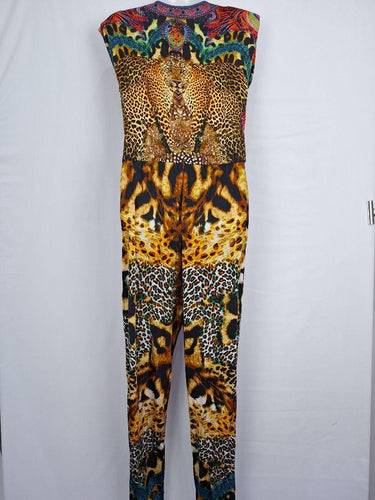 Camilla Rainbow Jungle Fitted Jumpsuit Size XS by SwapUp-Online Second Hand Store-Online Thrift Store