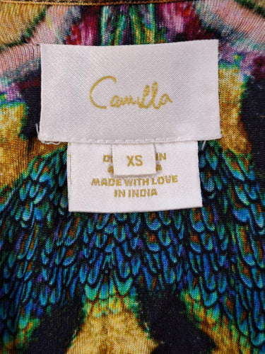 Camilla Rainbow Jungle Fitted Jumpsuit Size XS by SwapUp-Online Second Hand Store-Online Thrift Store