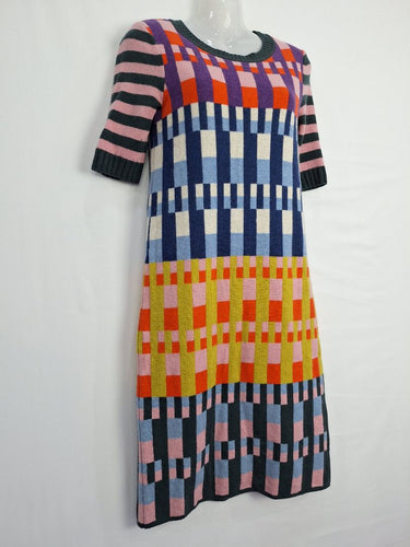 Gorman Funky Rectangle Print Knit Dress Size 6 by SwapUp-Online Second Hand Store-Online Thrift Store
