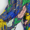 Gorman Groovy Cheetah Silk Jumpsuit Size 6 by SwapUp-Online Second Hand Store-Online Thrift Store
