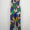 Gorman Groovy Cheetah Silk Jumpsuit Size 6 by SwapUp-Online Second Hand Store-Online Thrift Store
