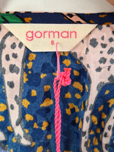 Gorman Groovy Cheetah Silk Jumpsuit Size 6 by SwapUp-Online Second Hand Store-Online Thrift Store