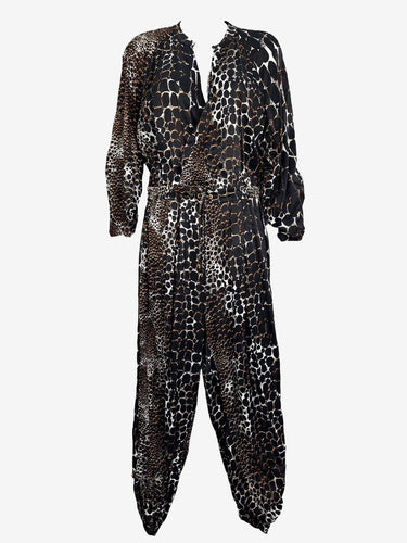 Sass & Bide Abstract Crocodile Drawstring Jumpsuit Size 8 by SwapUp-Online Second Hand Store-Online Thrift Store