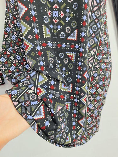 Tigerlilly Geometric Fitted Boho Dress Size 6 by SwapUp-Online Second Hand Store-Online Thrift Store