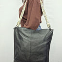 Elk Large Soft Pebble Leather Bag Size None by SwapUp-Online Second Hand Store-Online Thrift Store