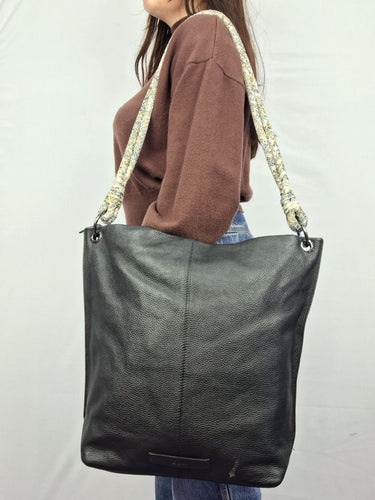 Elk Large Soft Pebble Leather Bag Size None by SwapUp-Online Second Hand Store-Online Thrift Store
