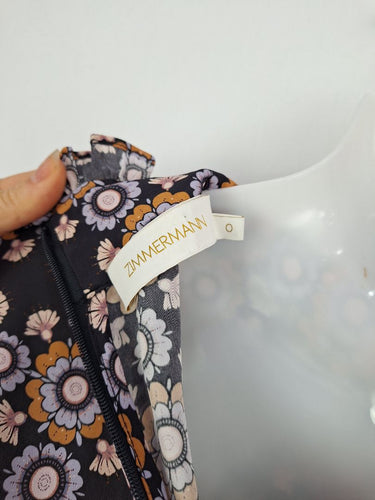 Zimmermann Daisy Ruffled Neck Maxi Dress Size S by SwapUp-Online Second Hand Store-Online Thrift Store
