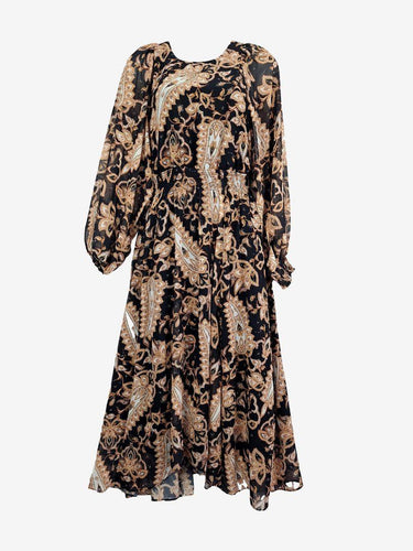 Witchery Paisley Dual Layer Midi Dress Size 8 by SwapUp-Online Second Hand Store-Online Thrift Store