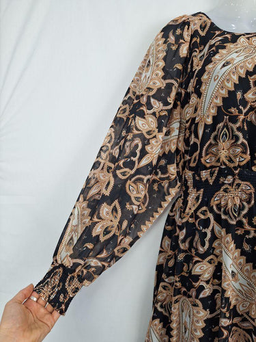 Witchery Paisley Dual Layer Midi Dress Size 8 by SwapUp-Online Second Hand Store-Online Thrift Store