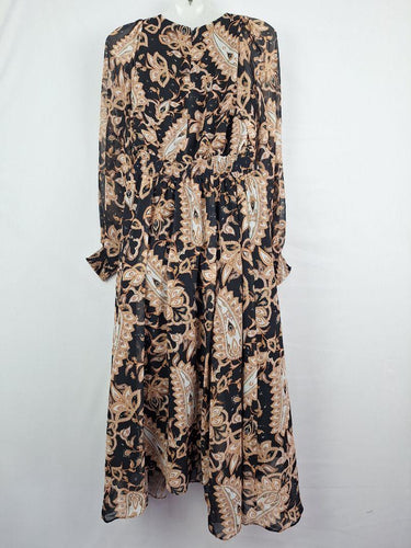 Witchery Paisley Dual Layer Midi Dress Size 8 by SwapUp-Online Second Hand Store-Online Thrift Store