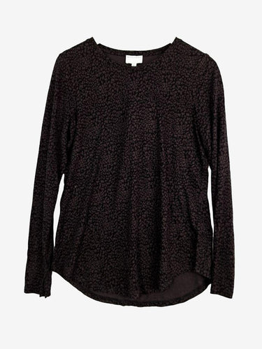 Witchery Casual Printed Crew Top Size S by SwapUp-Online Second Hand Store-Online Thrift Store
