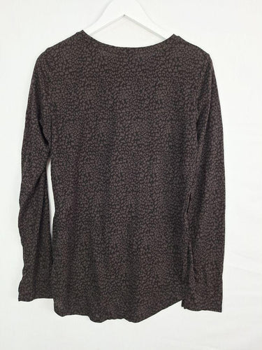 Witchery Casual Printed Crew Top Size S by SwapUp-Online Second Hand Store-Online Thrift Store