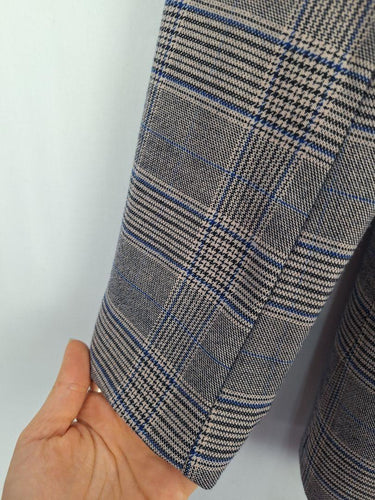 Sportscraft Preppy Checked Double Breasted Blazer Size 6 by SwapUp-Online Second Hand Store-Online Thrift Store
