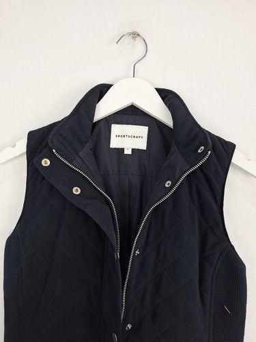 Sportscraft Navy Classic Puffer Vest Size 6 by SwapUp-Online Second Hand Store-Online Thrift Store