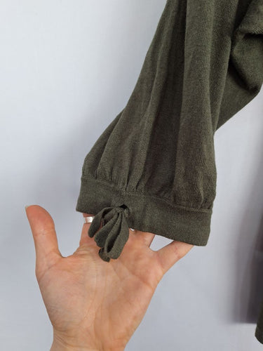 DKNY Khaki Bat Sleeve Comfy Jumper Size M by SwapUp-Online Second Hand Store-Online Thrift Store