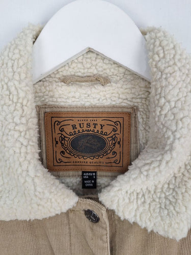 Rusty Fawn Shearing Casual Corduroy Jacket Size 10 by SwapUp-Online Second Hand Store-Online Thrift Store