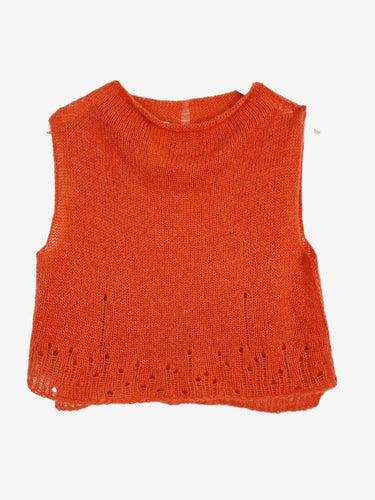 Wendy Voon Coral Loose Weave Knit Top Size S by SwapUp-Online Second Hand Store-Online Thrift Store