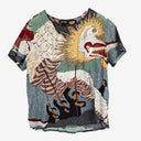 Olga De Polga Oriental Design Casual Top Size M by SwapUp-Online Second Hand Store-Online Thrift Store