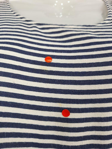 One Summer Navy Striped Nautical Midi Dress Size 12 by SwapUp-Online Second Hand Store-Online Thrift Store