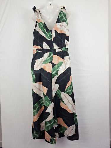 Country Road Fun Tropical Shoulder Tied Jumpsuit Size 10 by SwapUp-Online Second Hand Store-Online Thrift Store