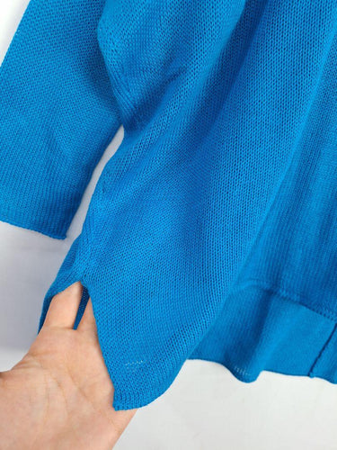 Assorted Brands Azure Deep Scoop Knit Dress Size M by SwapUp-Online Second Hand Store-Online Thrift Store