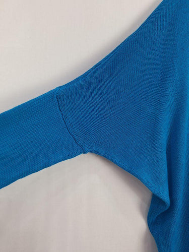 Assorted Brands Azure Deep Scoop Knit Dress Size M by SwapUp-Online Second Hand Store-Online Thrift Store
