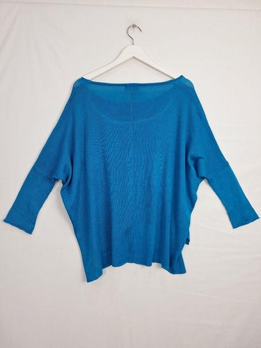 Assorted Brands Azure Deep Scoop Knit Dress Size M by SwapUp-Online Second Hand Store-Online Thrift Store