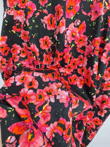 Andrea Yasmine Fitted Floral Office Staple Midi Dress Size L by SwapUp-Online Second Hand Store-Online Thrift Store